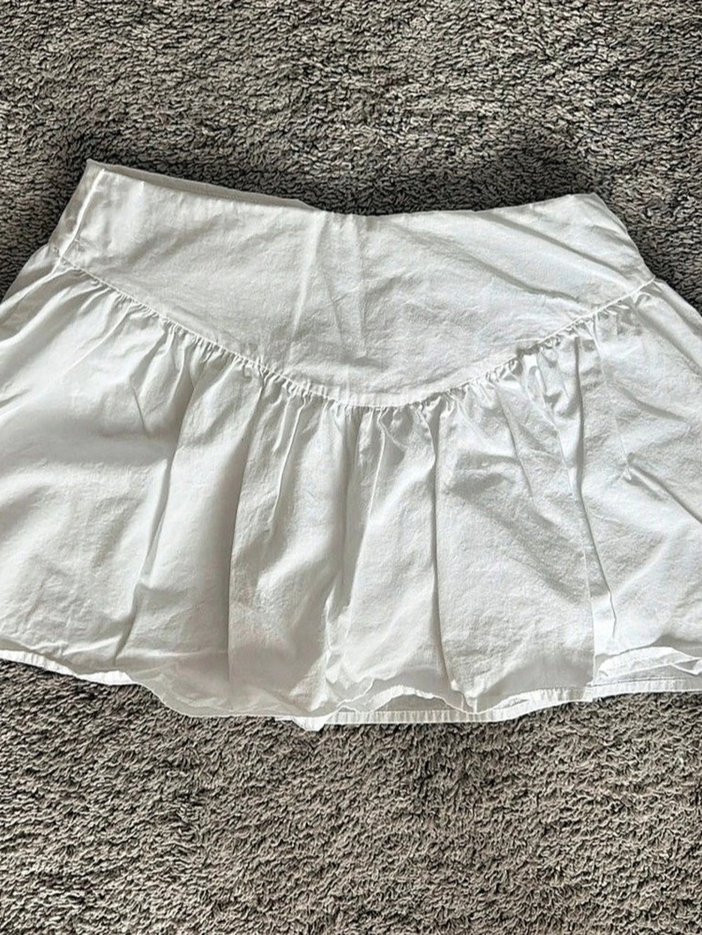 Wilfred Slipper Poplin Skort Mini Skirt White Size 0